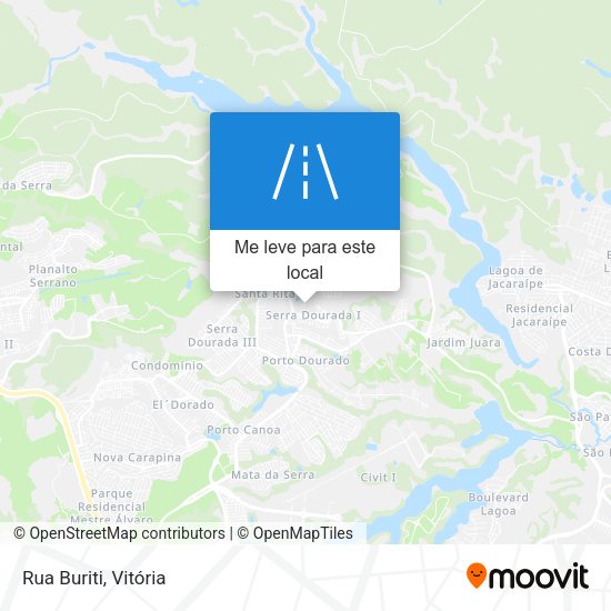 Rua Buriti mapa
