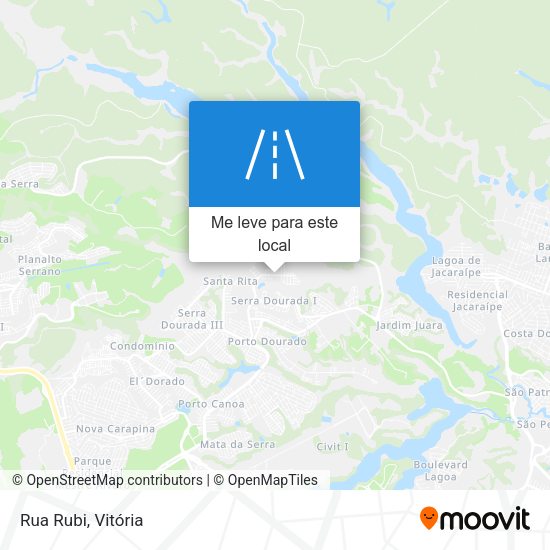 Rua Rubi mapa