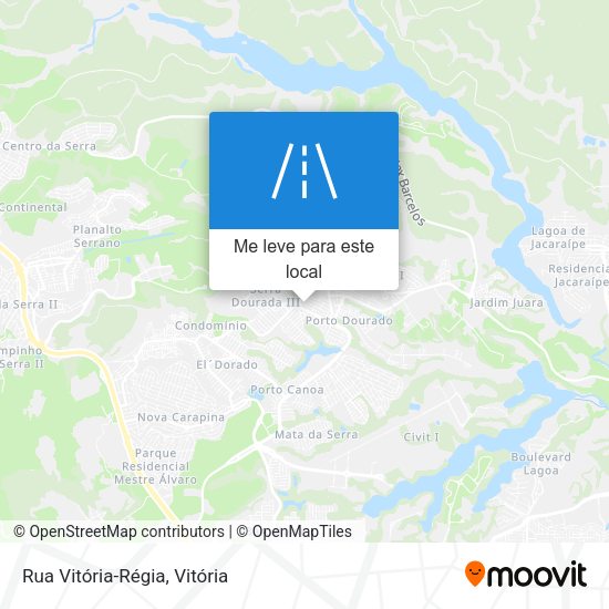 Rua Vitória-Régia mapa