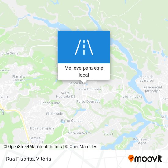 Rua Fluorita mapa