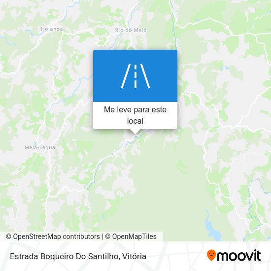 Estrada Boqueiro Do Santilho mapa