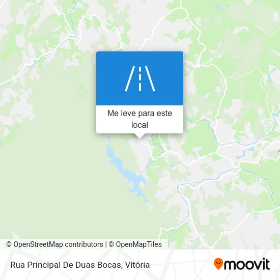 Rua Principal De Duas Bocas mapa