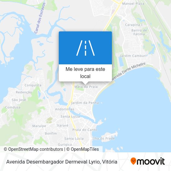 Avenida Desembargador Dermeval Lyrio mapa