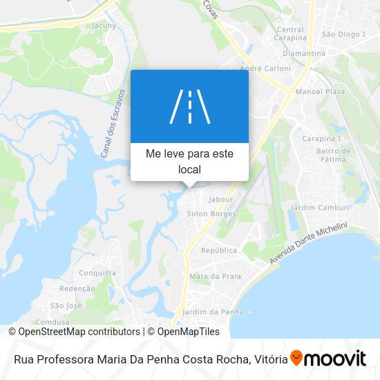 Rua Professora Maria Da Penha Costa Rocha mapa