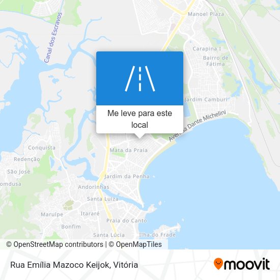 Rua Emília Mazoco Keijok mapa