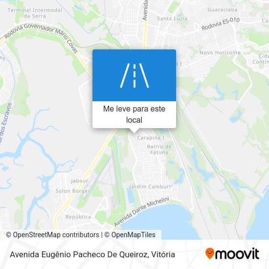 Avenida Eugênio Pacheco De Queiroz mapa