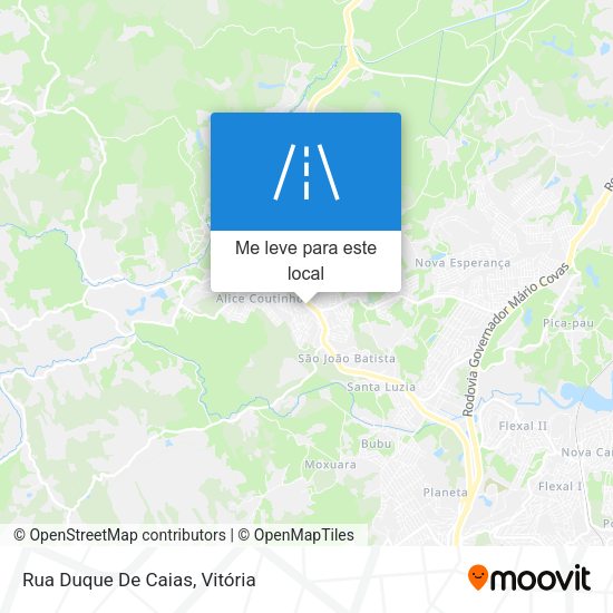 Rua Duque De Caias mapa