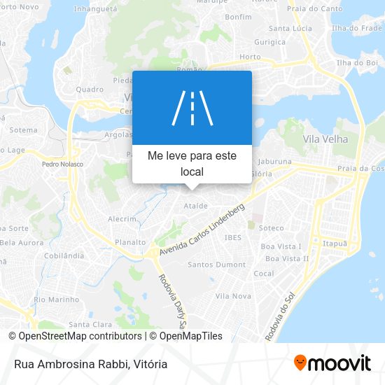 Rua Ambrosina Rabbi mapa