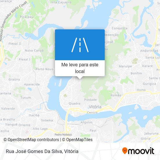 Rua José Gomes Da Silva mapa