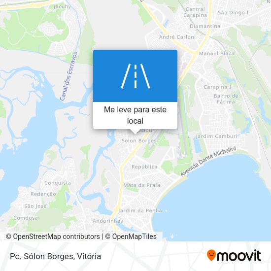 Pc. Sólon Borges mapa