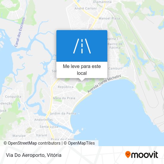 Via Do Aeroporto mapa
