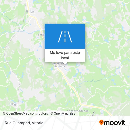 Rua Guarapari mapa