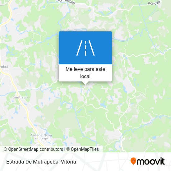 Estrada De Mutrapeba mapa