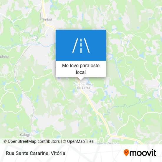 Rua Santa Catarina mapa