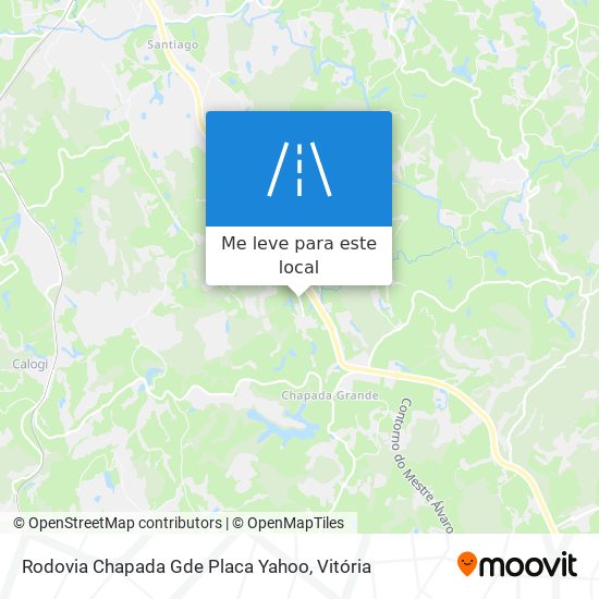 Rodovia Chapada Gde Placa Yahoo mapa