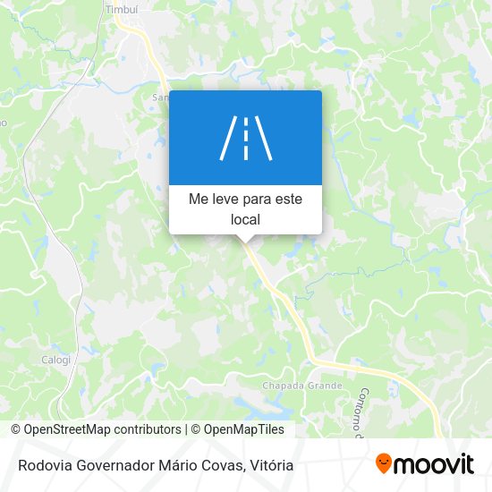 Rodovia Governador Mário Covas mapa
