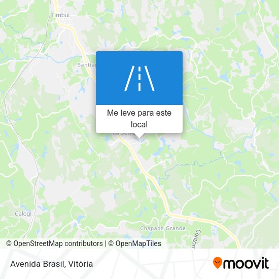 Avenida Brasil mapa