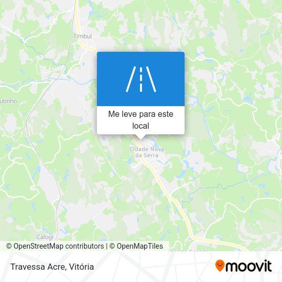 Travessa Acre mapa