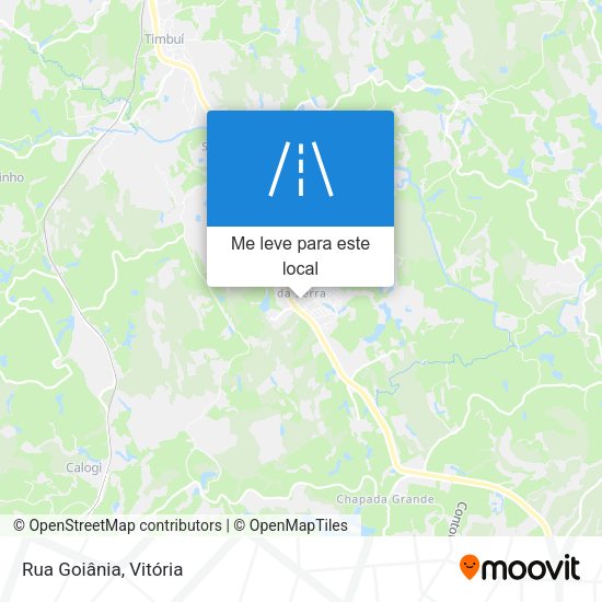 Rua Goiânia mapa