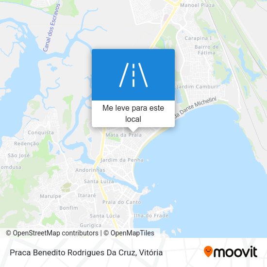 Praca Benedito Rodrigues Da Cruz mapa