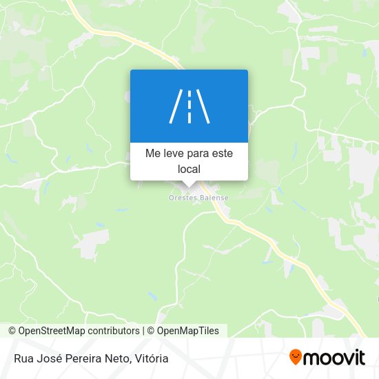 Rua José Pereira Neto mapa