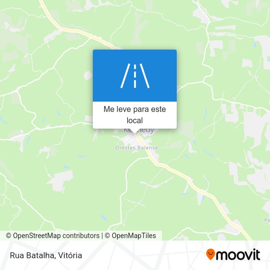 Rua Batalha mapa