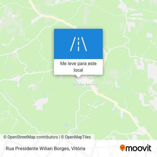 Rua Presidente Wilian Borges mapa