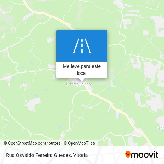 Rua Osvaldo Ferreira Guedes mapa