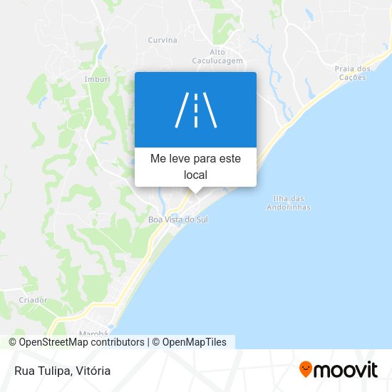 Rua Tulipa mapa