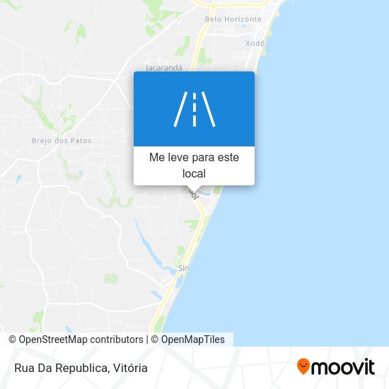Rua Da Republica mapa