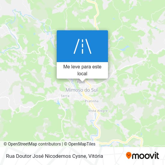 Rua Doutor José Nicodemos Cysne mapa