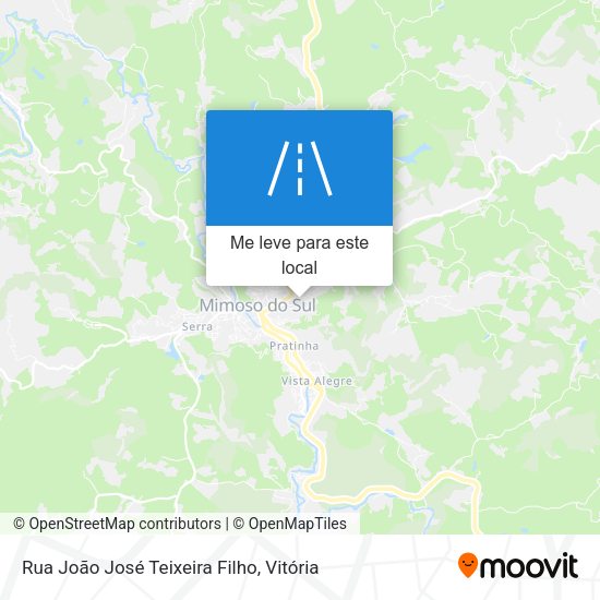 Rua João José Teixeira Filho mapa