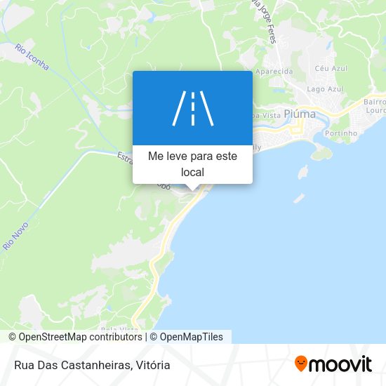 Rua Das Castanheiras mapa