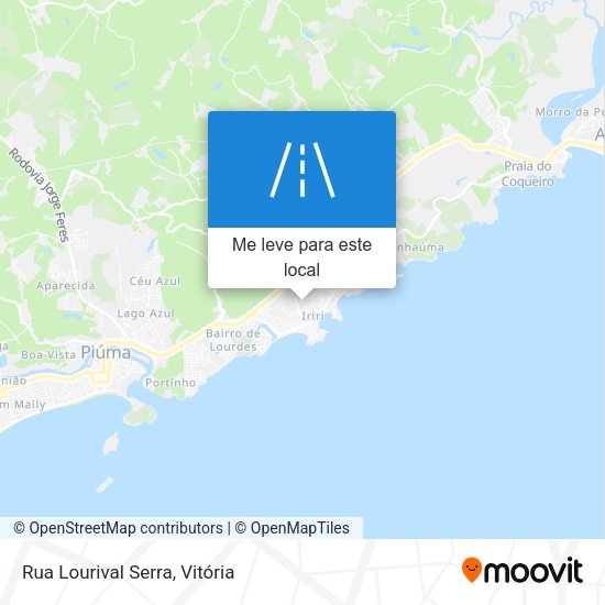 Rua Lourival Serra mapa