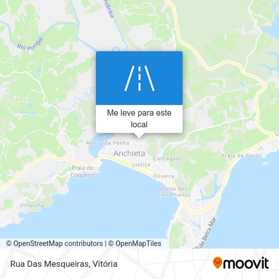 Rua Das Mesqueiras mapa