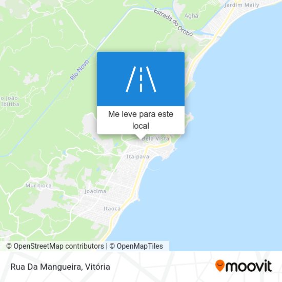 Rua Da Mangueira mapa