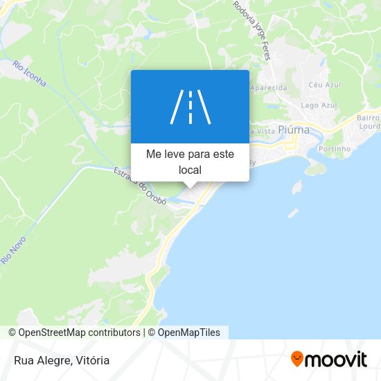 Rua Alegre mapa