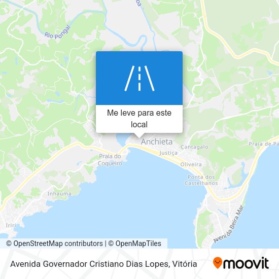 Avenida Governador Cristiano Dias Lopes mapa