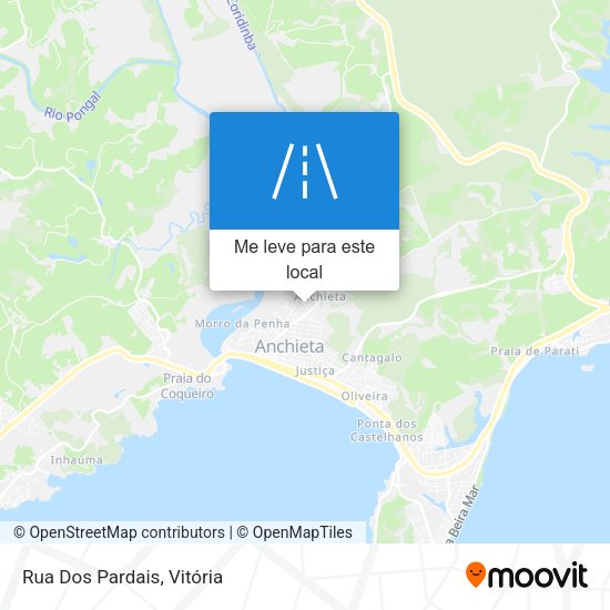 Rua Dos Pardais mapa