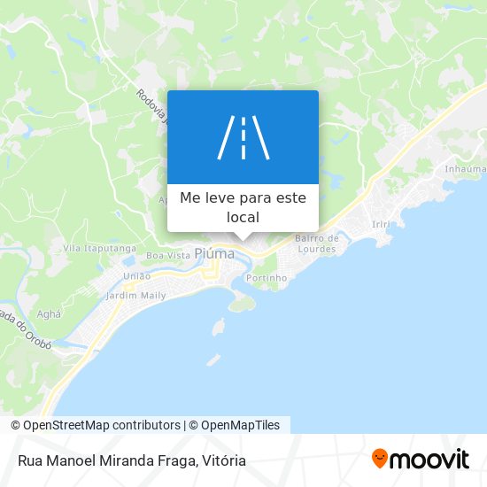Rua Manoel Miranda Fraga mapa