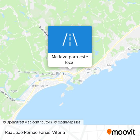 Rua João Romao Farias mapa