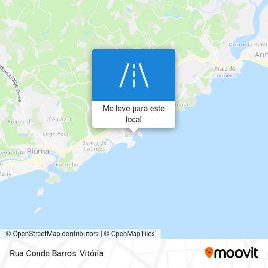 Rua Conde Barros mapa
