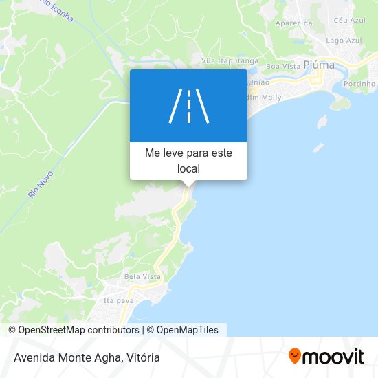 Avenida Monte Agha mapa