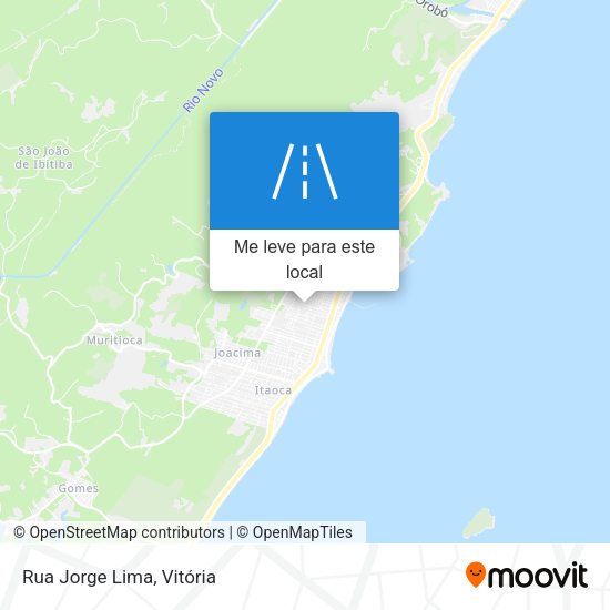 Rua Jorge Lima mapa