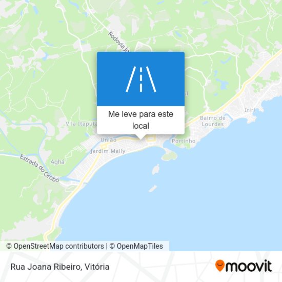 Rua Joana Ribeiro mapa