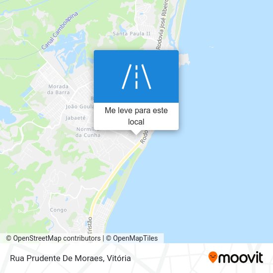Rua Prudente De Moraes mapa