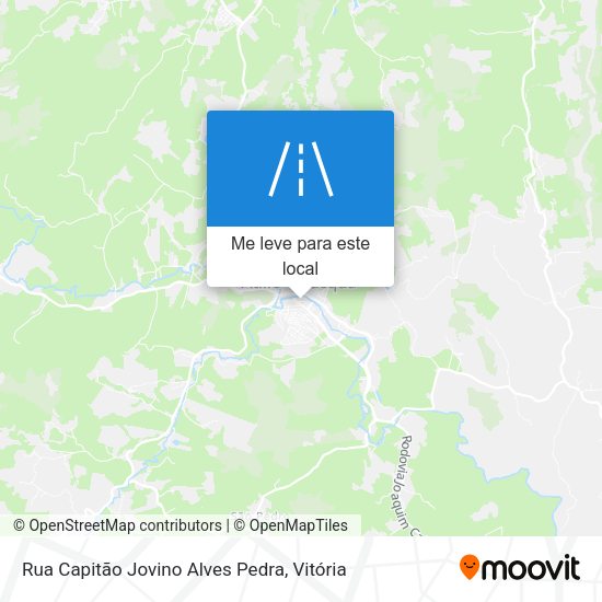 Rua Capitão Jovino Alves Pedra mapa