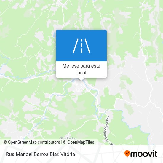 Rua Manoel Barros Biar mapa