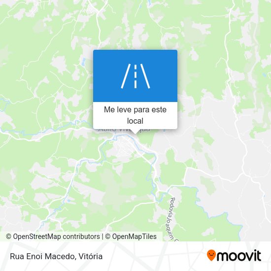 Rua Enoi Macedo mapa