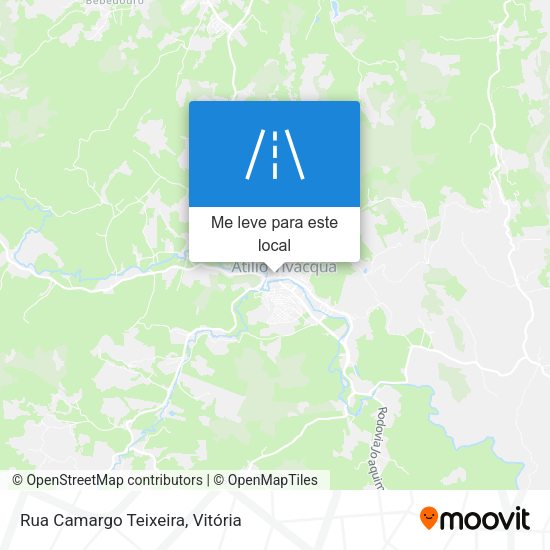 Rua Camargo Teixeira mapa